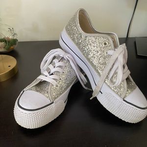 Glitter Wedding Sneakers